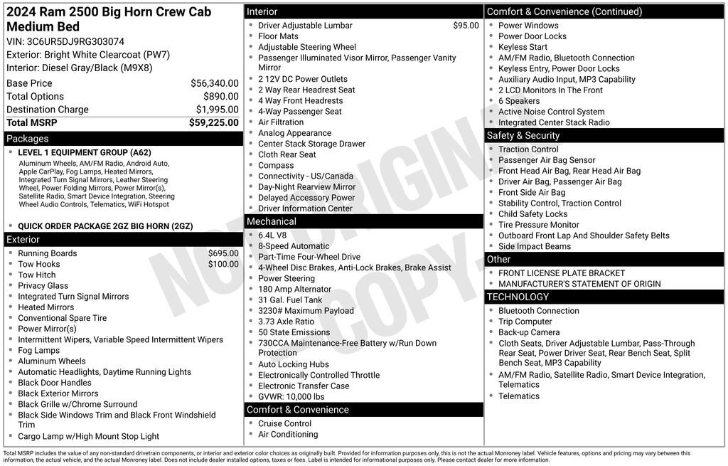 ram ram 2500 pickup 2024 3C6UR5DJ9RG303074 image ram ram 2500 pickup 2024 3C6UR5DJ9RG303074 image